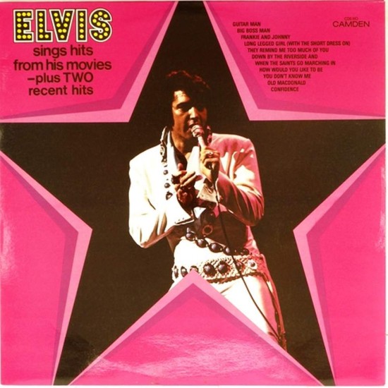 Пластинка Elvis Presley Elvis sings hits from his movies - plus two recent hits